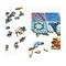 Wooden Jigsaw Puzzle Set - Elephant & Sprung: 406 Pcs